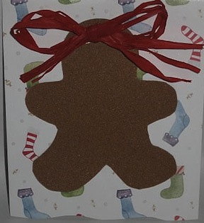 Scented gingerbread man ornament